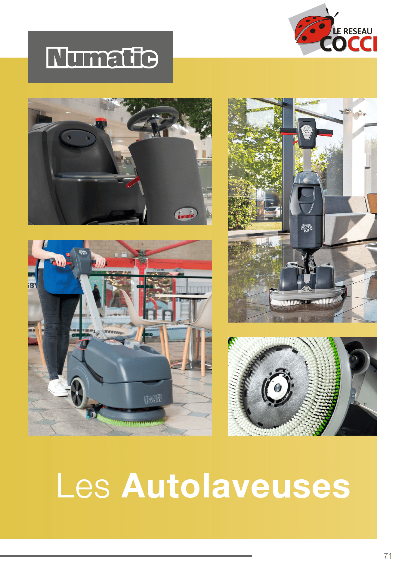 Catalogue autolaveuses Numatic