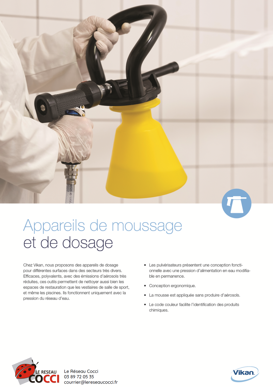 APPAREILS DE MOUSSAGE ET DOSAGE