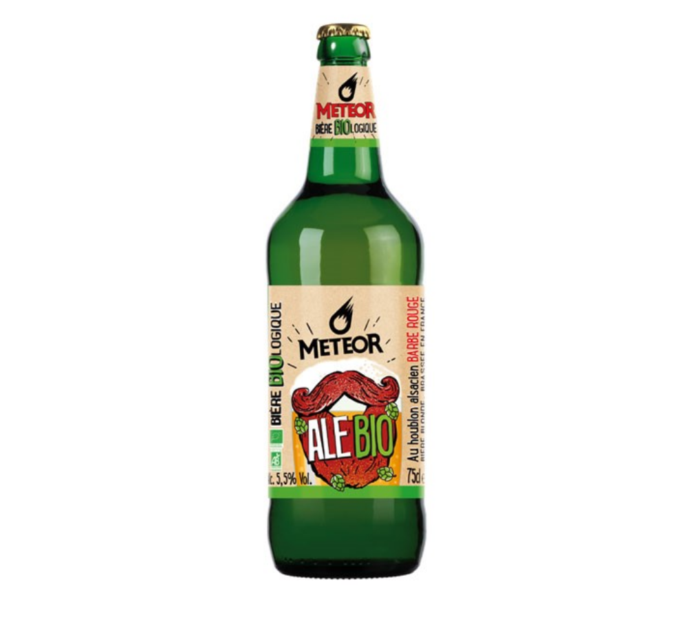 Bière Météor gamme “ALE BIO”