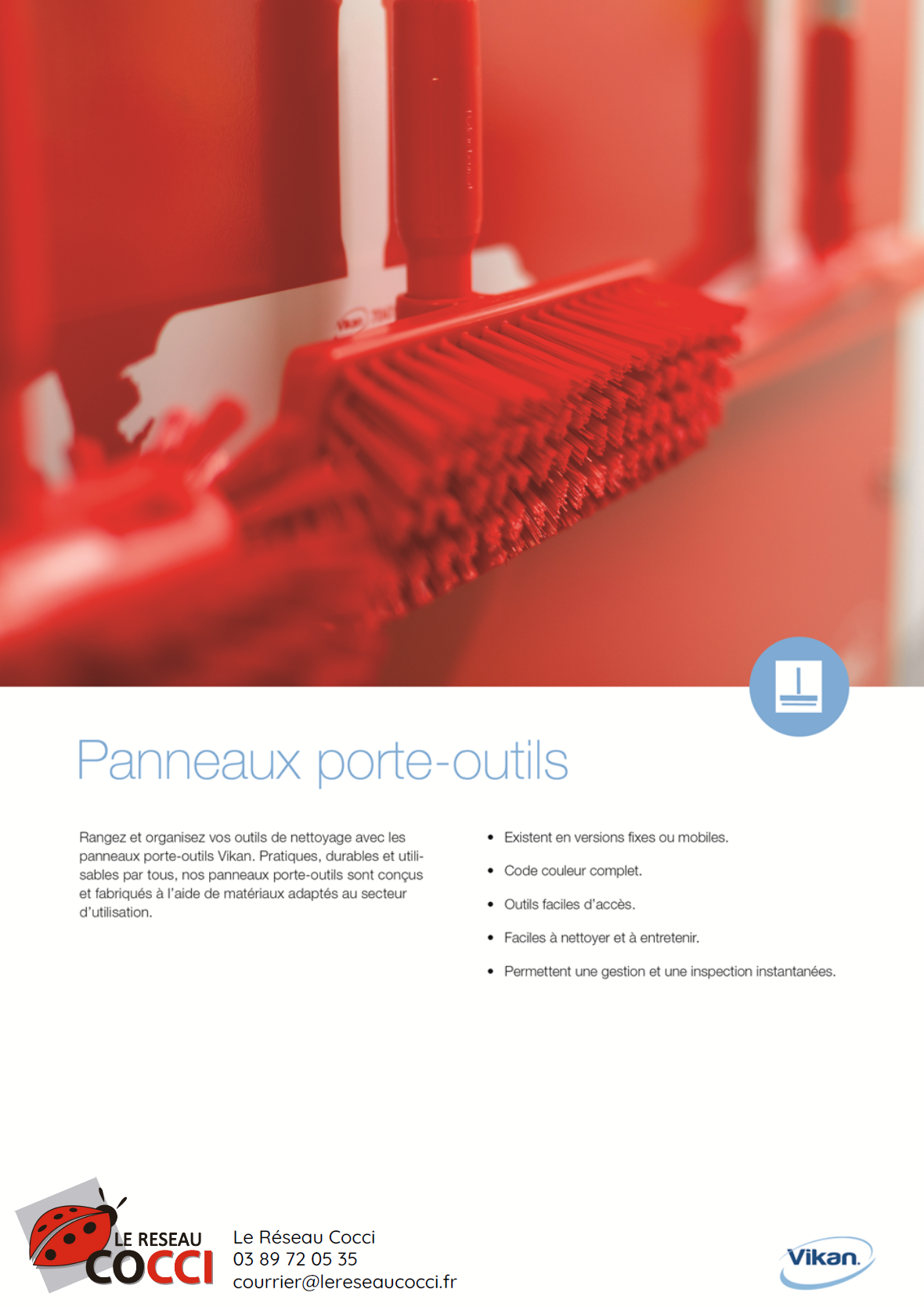 panneaux porte outils