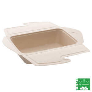 BOITE MEAL BOX TO GO RECTANGULAIRE EN PULPE | 1L