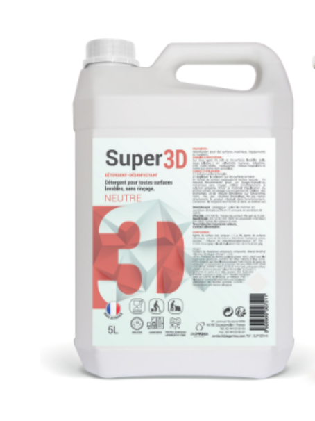 DETERGENT DESINFECTANT SUPER 3D | MULTI-SURFACES P