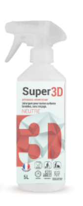 DESINFECTANT SUPER 3D 750ML PAE SANS RINCAGE