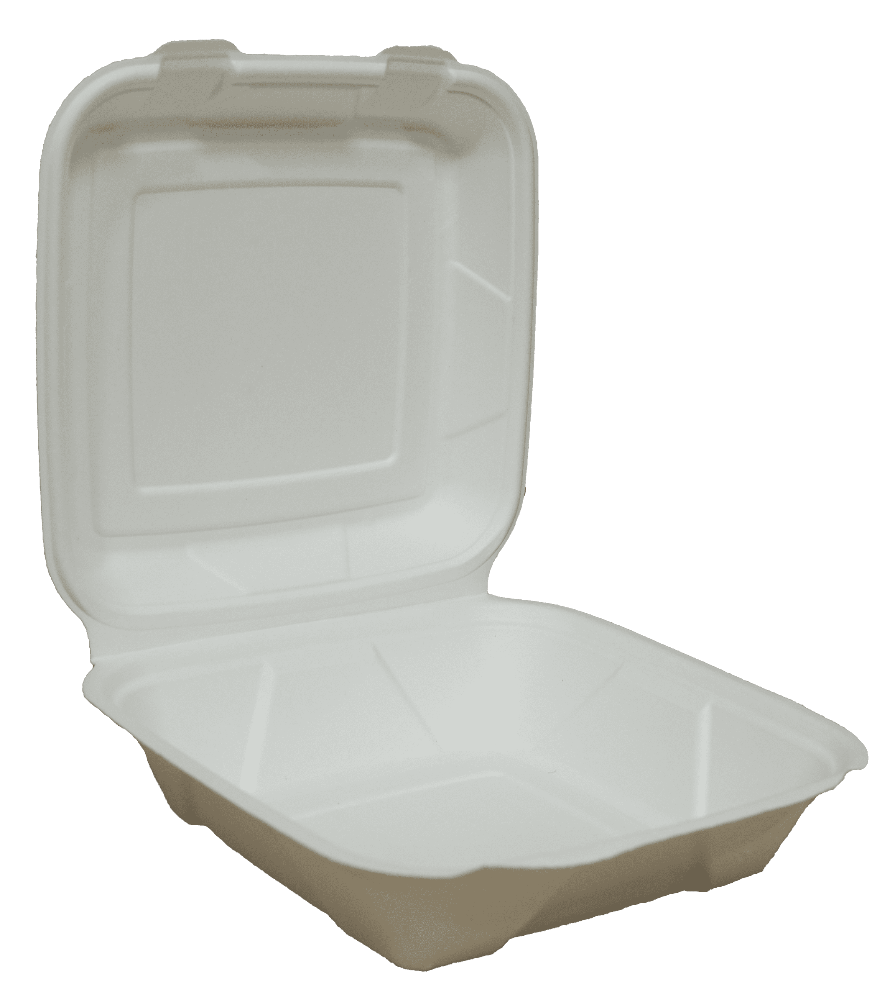 BOITE REPAS 1 COMP. FIBRE DE CANNE | 240x230x80MM