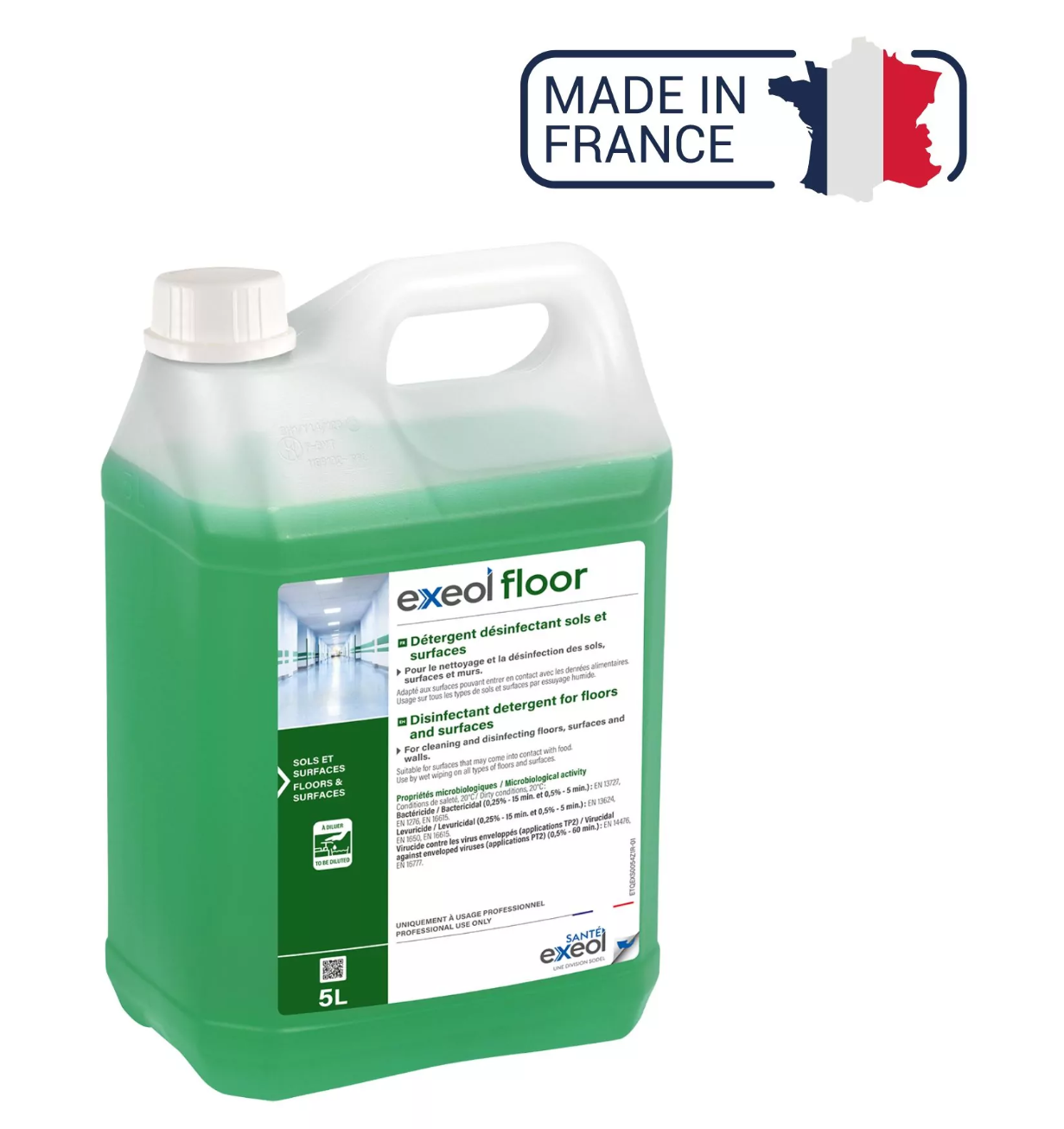 EXEOL FLOOR DETERGENT DESINFECTANT