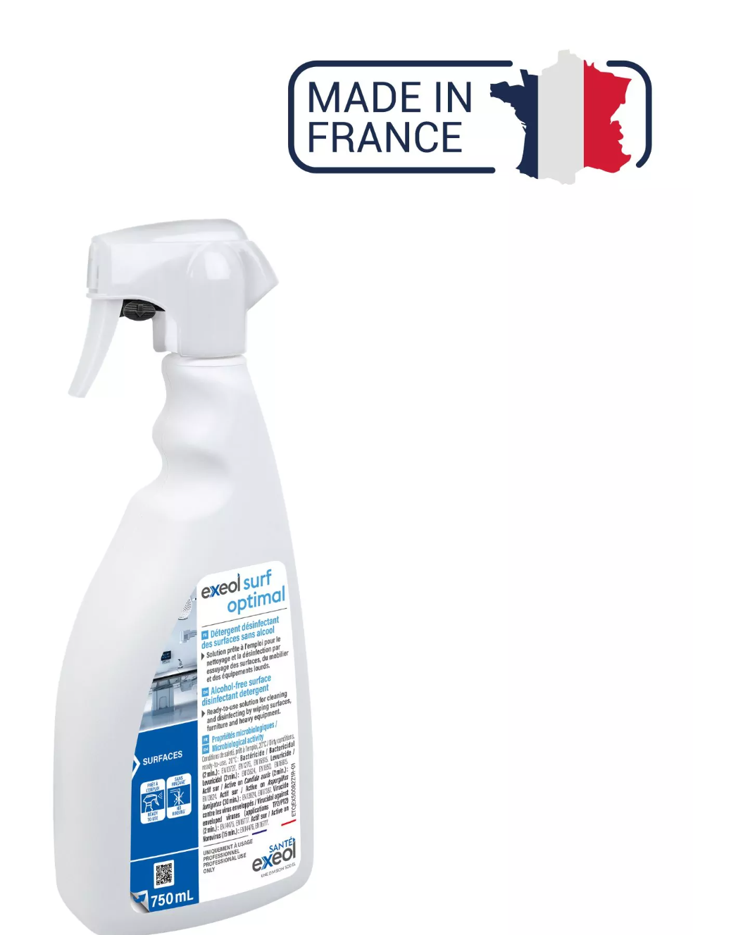 EXEOL SURF OPTIMAL DETERGENT SANS ALCOOL