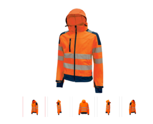 VESTE DE SECURITE l COULEUR ORANGE FLUO