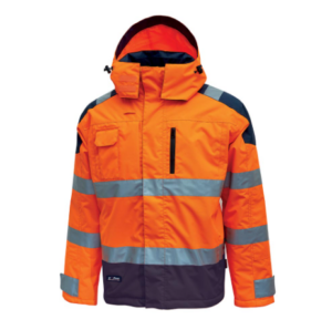 VESTE PARKA SECURITE HV DEFENDER | ORANGE FLUO