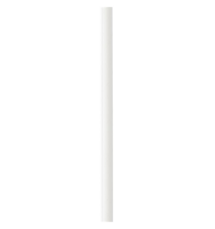 PAILLE BLANCHE EN PAPIER  | 6x200MM
