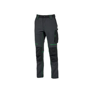 PANTALON ATOM | TISSU ASPHALT GREY GREEN