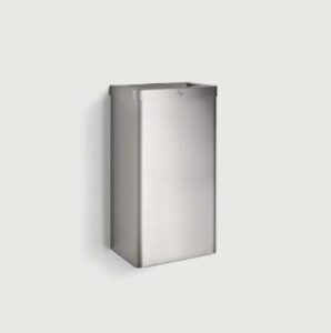 POUBELLE MURALE ANTI-VANDLISME | INOX | 60L