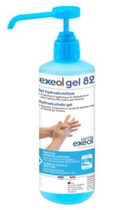 GEL HYDROALCOOLIQUE EXEOL GEL 82