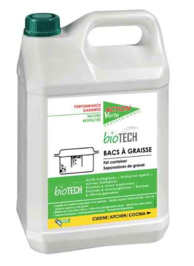 NETTOYANT BAC A GRAISSE BIOTECH ACTION VERTE