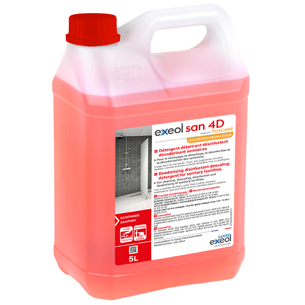 DETERGENT DETART. DESINF. DESOD. SANIT. |  SAN 4D