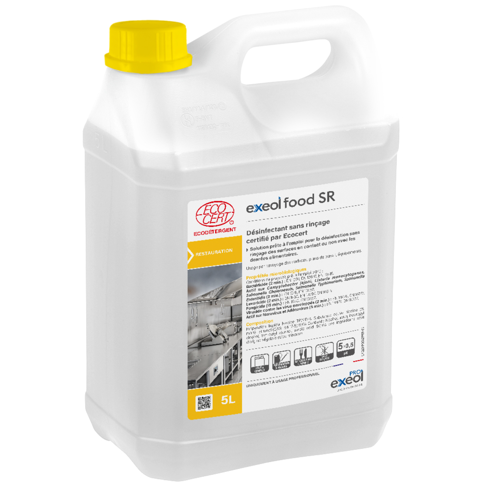 DESINFECTANT SANS RINCAGE ECOCERT PAE | FOOD SR