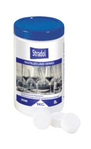 PASTILLE VAISSELLE LAVE-VERRES STRADOL 20 G