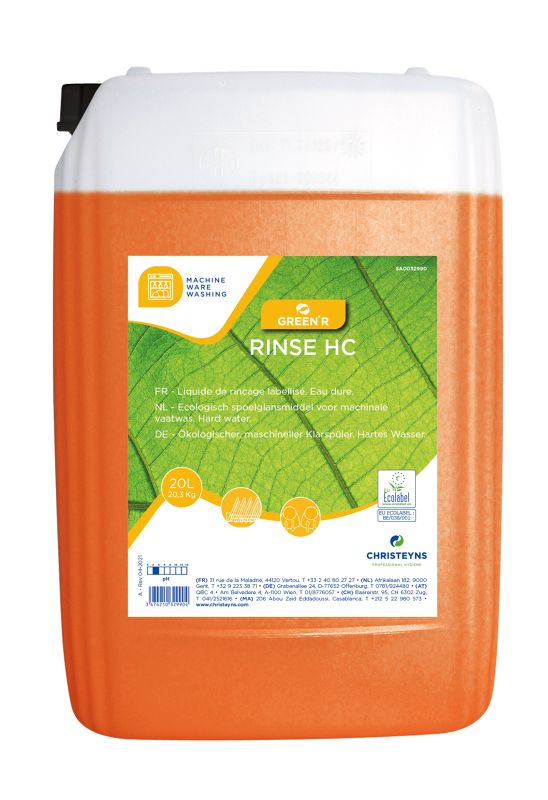 LIQUIDE RINCAGE GREEN'R RINSE HC ECOLABEL