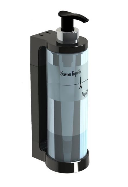 DISTRIBUTEUR SAVON A REMPLISSAGE ISISS | NOIR
