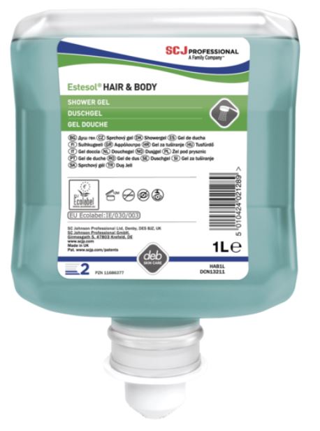 CARTOUCHE GEL DOUCHE CORPS ET CHEVEUX ESTESOL