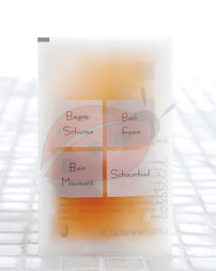 GEL DOUCHE SACHETS TRANSPARENTS DE 12ml
