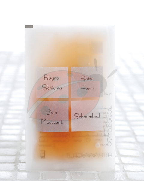 GEL DOUCHE SACHETS TRANSPARENTS DE 12ml