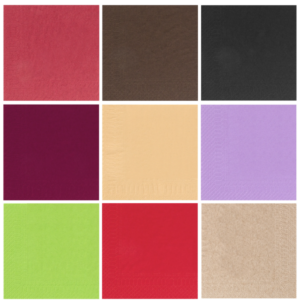 SERVIETTES OUATE 2 PLIS | 20x20CM