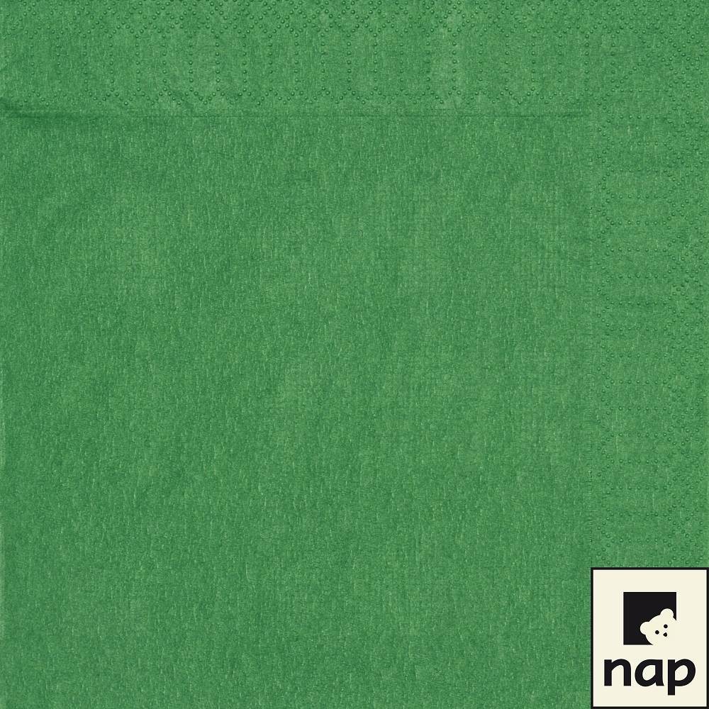 SERVIETTES COCKTAIL 2 PLIS VERT SAPIN 20x20 CM