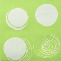 SERVIETTE CELIOUATE SIXTIES PISTACHE | 38 X 38