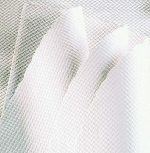 NAPPE PAPIER RONDE BLANC BORD FESTONEES 119 CM