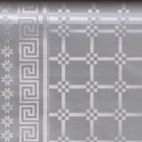 NAPPE PAPIER DAMASSE ARGENT | 1.20x6M
