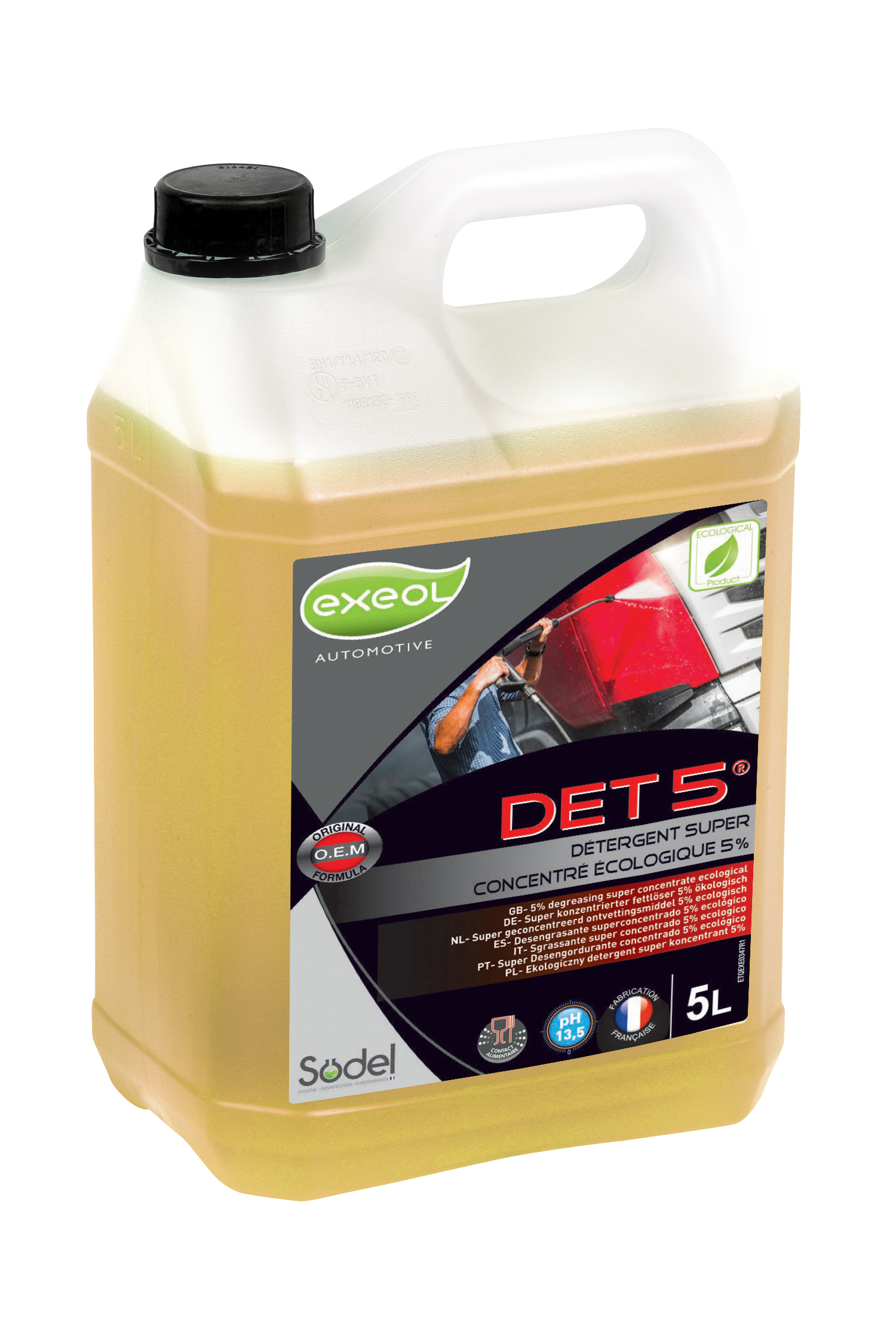 DET 5 DETERGENT SUPER CONCENTRE AUTOMOBILE