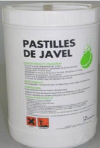 JAVEL PASTILLES CHLOREES 500G