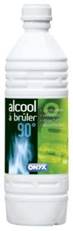 ALCOOL A BRULER 90° EN BIDON DE 1L