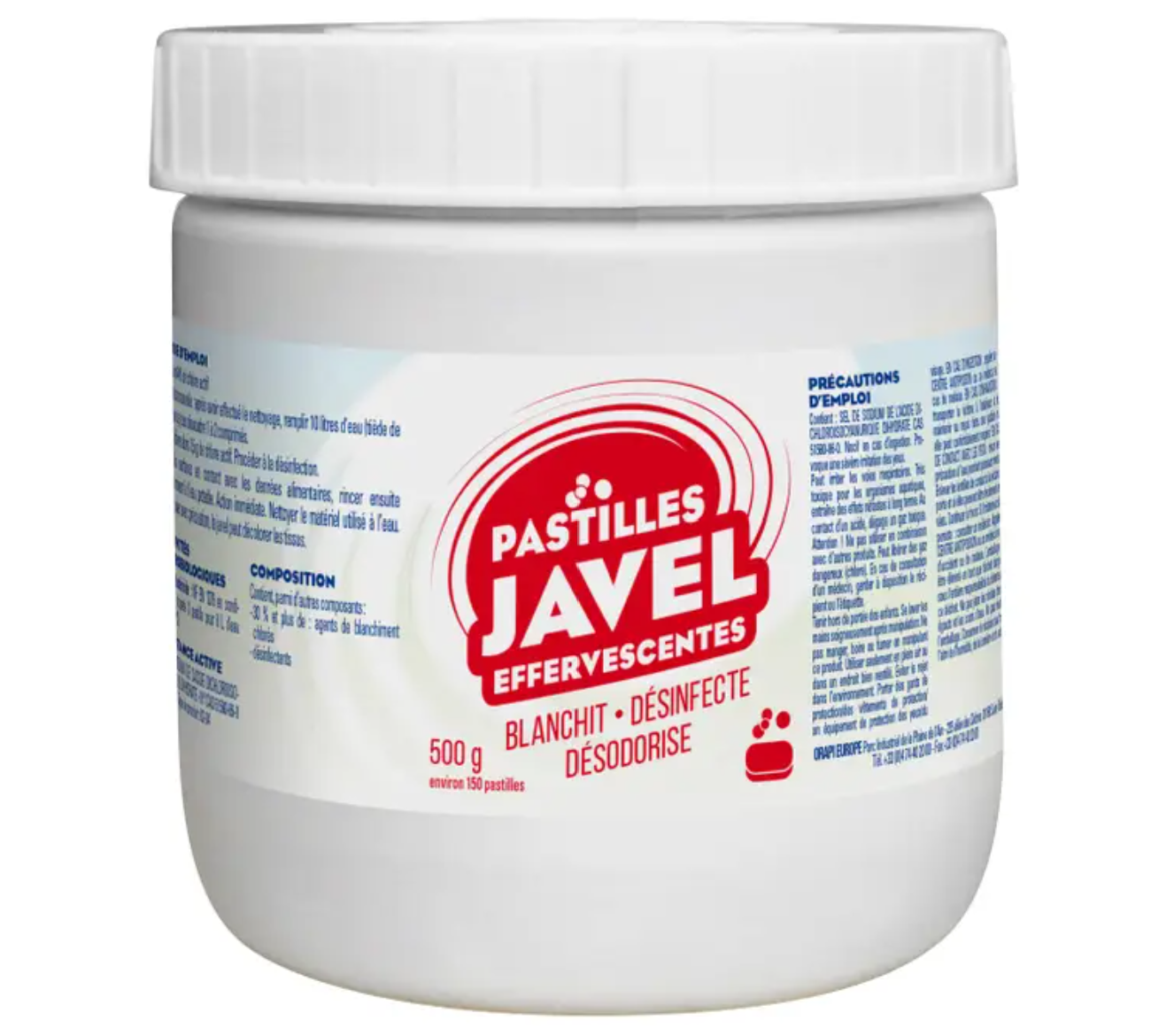 PASTILLES JAVEL EFFERVESCENTES