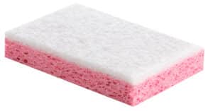 EPONGE GRATTANTE BLANC ET ROSE