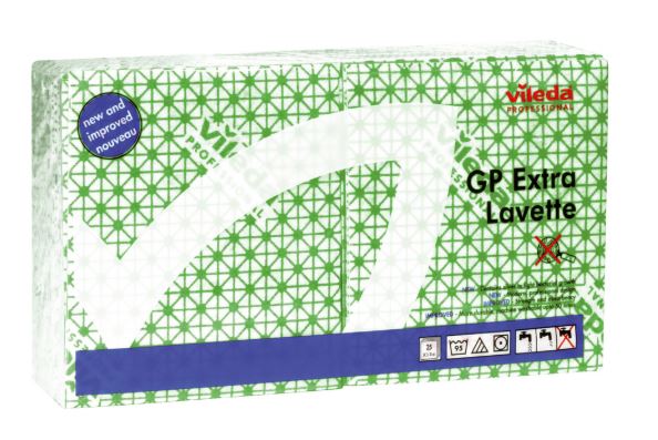 LAVETTE NON TISSE ANTIBAC GP XTRA VERT UL|30x34CM