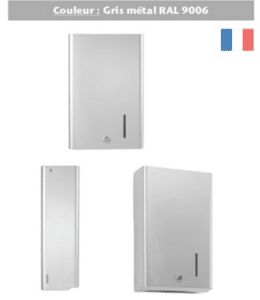 DISTRIBUTEUR ESSUIE-MAIN STELLA GRIS METAL | 400 F