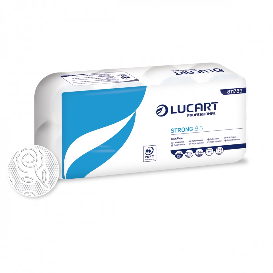 PAPIER WC MICROCOLLE 250F STRONG 3PLIS