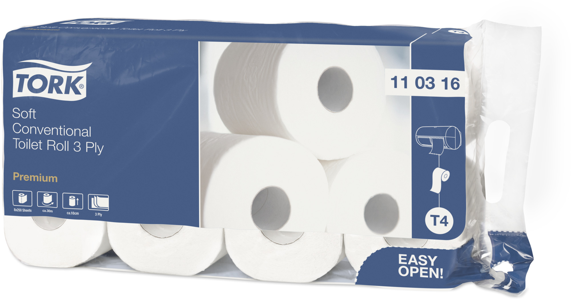 PAPIER WC PREMIUM 250 FORMATS 3PLIS
