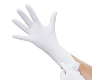 GANT NITRILE NON POUDRE | BLANC