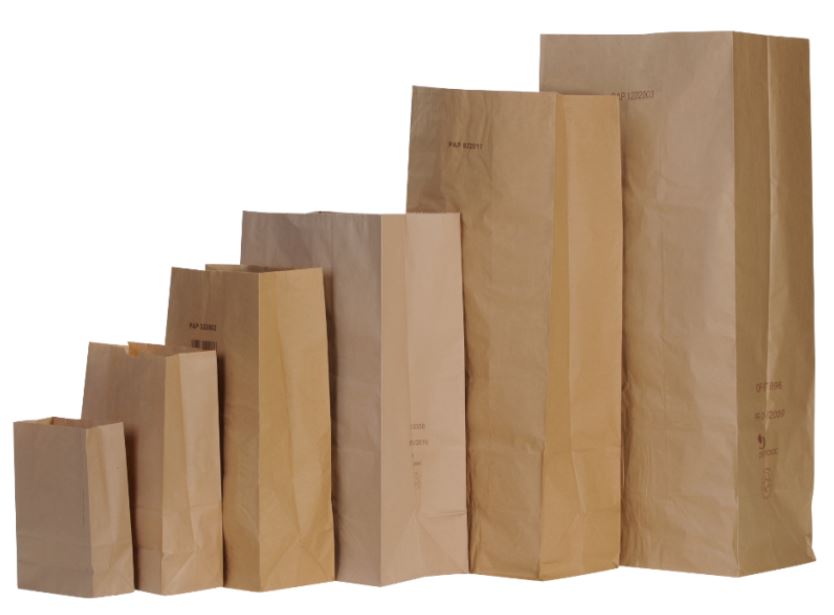 SACS A DECHETS PAPIER KRAFT | 20+10x30 | 6 L