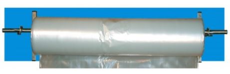 DEROULEUR INOX MURAL CHARIOT+TRANCHEUR HOUSSE 90CM