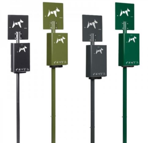 BORNE SUR POTEAU HYGECA 200 SACHETS