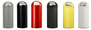 POUBELLE PUSH AVEC COUVERCLE A TRAPPE | 45 L