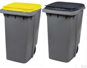 CONTENEUR KOROK 2 ROUES SANS BARRE 340 L
