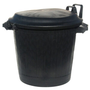 POUBELLE DE RUE A POIGNEES AVEC COUVERCLE | 75L