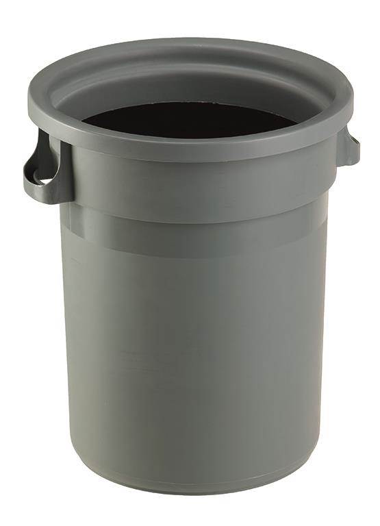 CORPS POUBELLE BARELLA GRIS 80 L