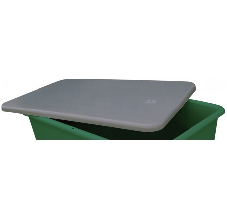COUVERCLE PLAT GRIS POUR BAC 400L