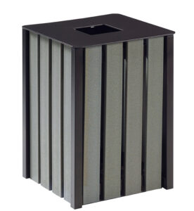 POUBELLE EDEN ETIK SANS CENDRIER GRIS 50 L