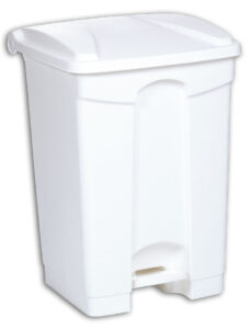 POUBELLE A PEDALE STRONGLY | 45L | BLANCHE